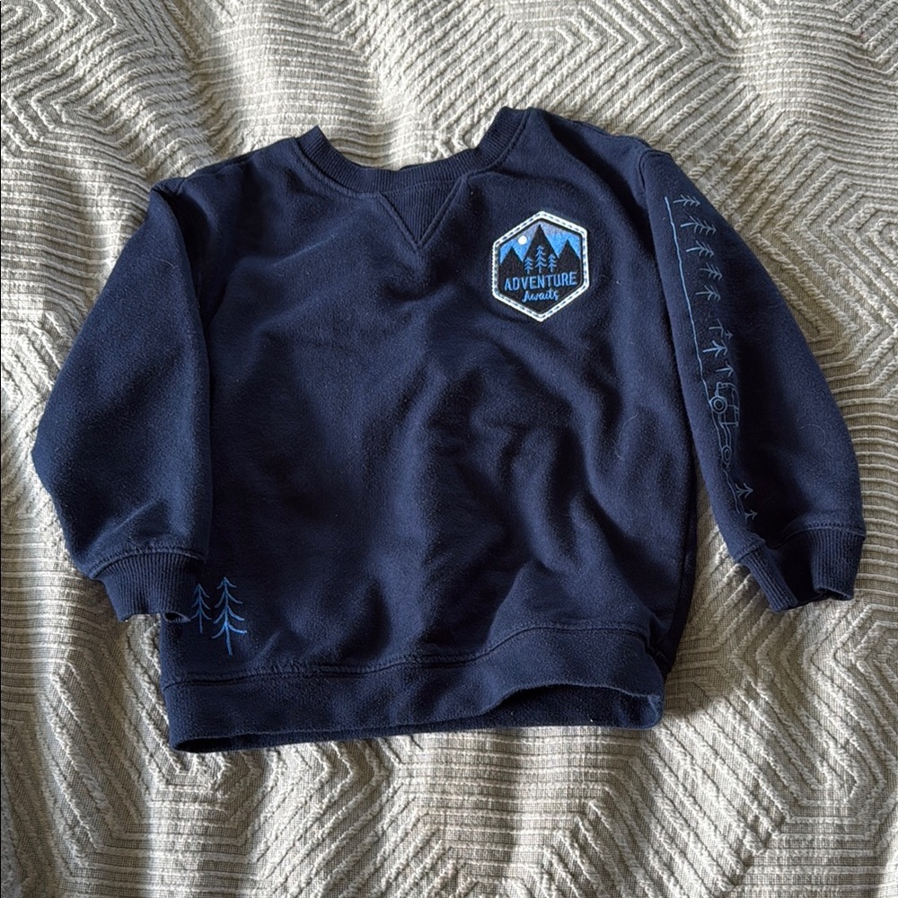 Cat & Jack Navy Adventure Pullover